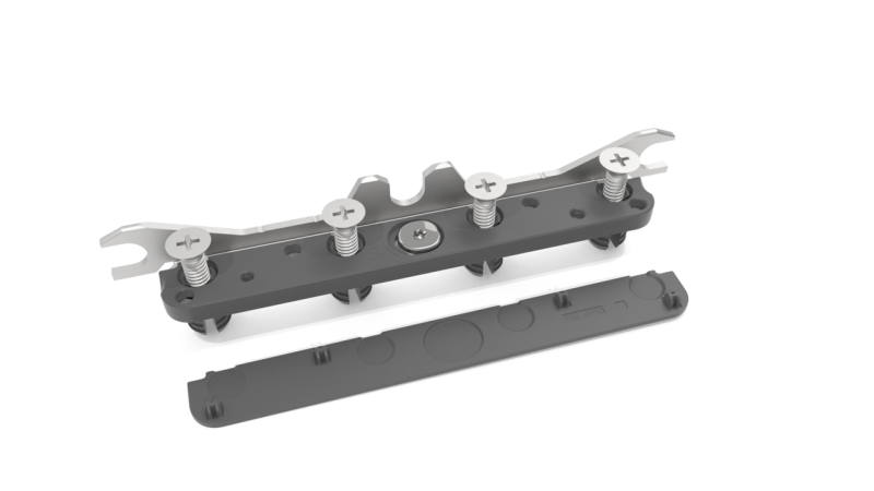 Attaches façades pour ferrure de porte pivotante FREEslim flap